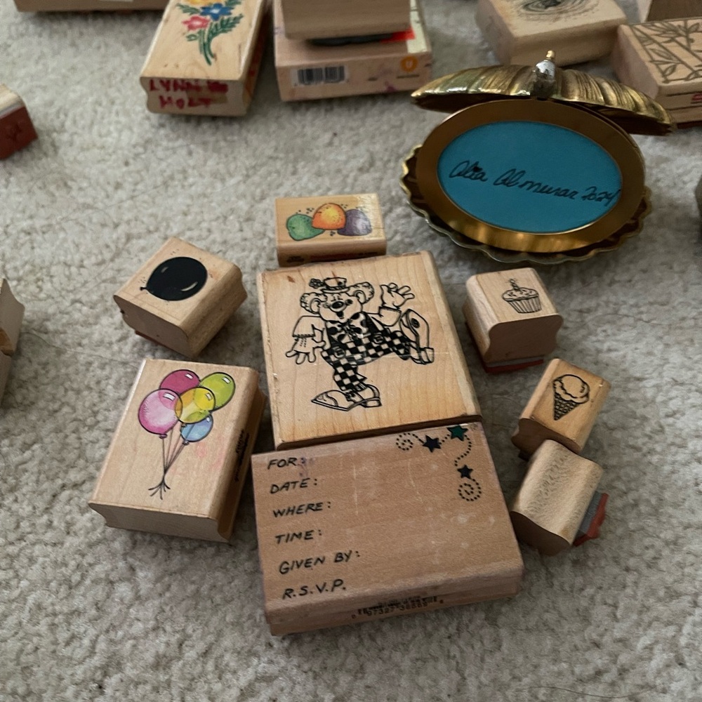 Party invite stamps create your own design